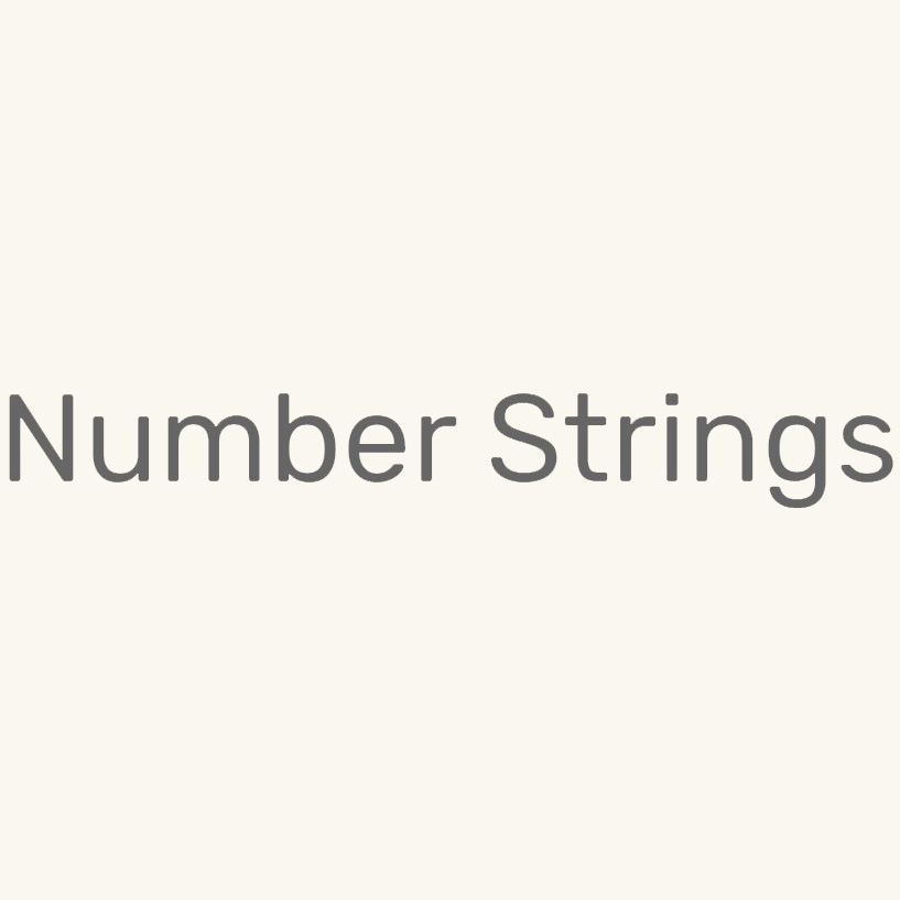 a community for number string design